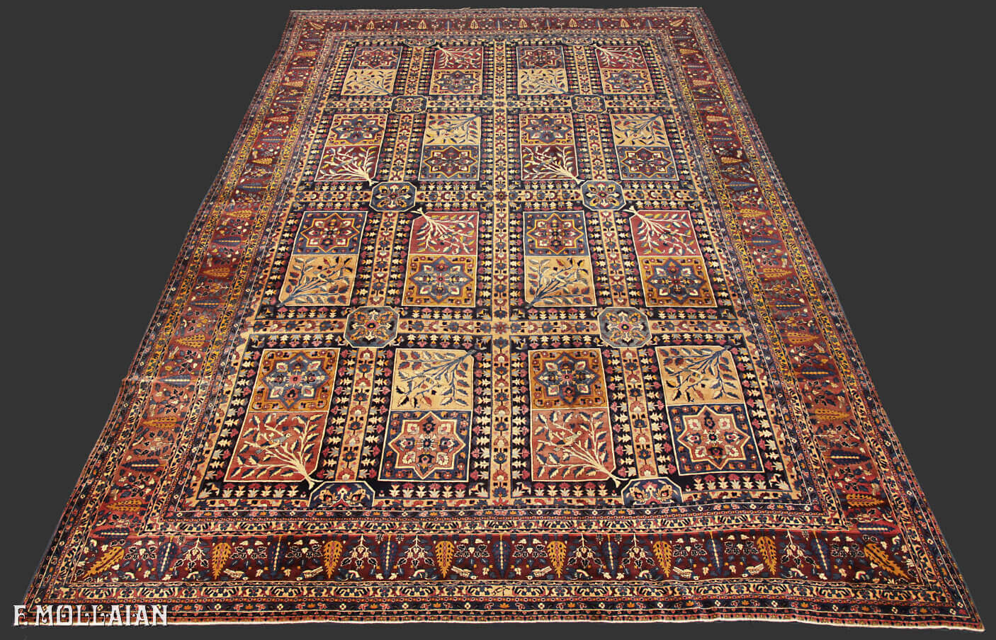 Teppich Persischer Antiker Yazd n°:16981485